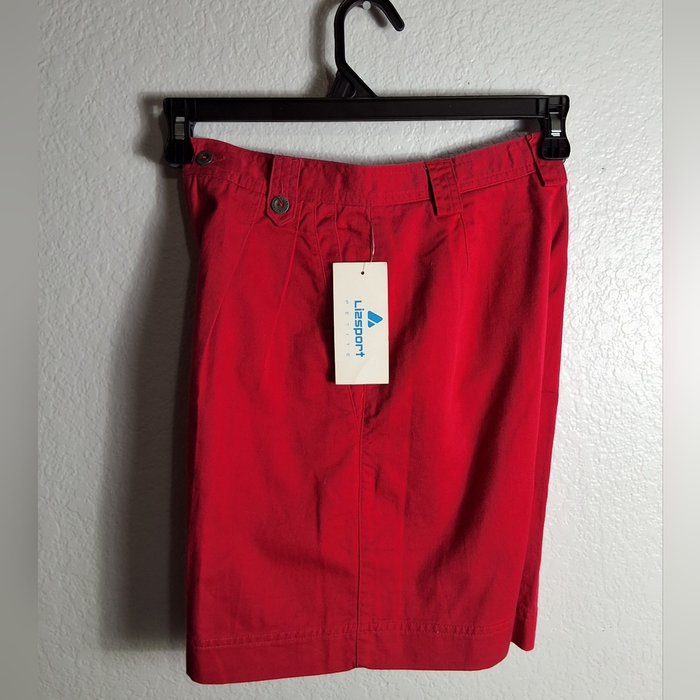 Women's Pink Lizsport Petite Classic Shorts NWT Size 4 Petite